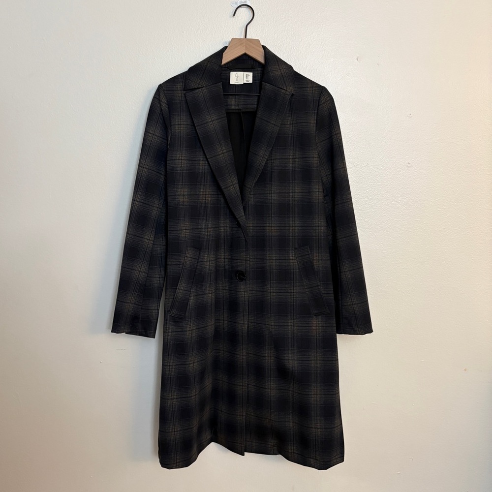 Joie Plaid Coat - women’s small